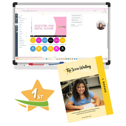 1st Grade Teacher Print & Digital Combo Curriculum Set