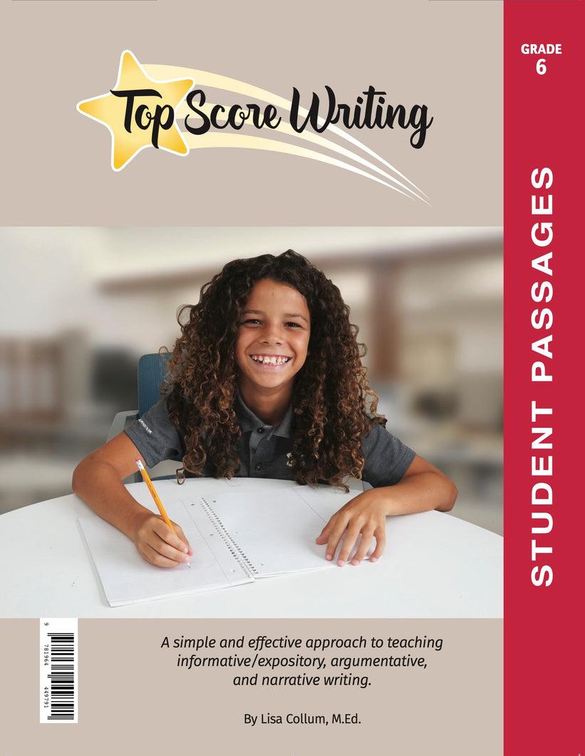 6th Grade Nationwide Edition Student Workbook of Passages