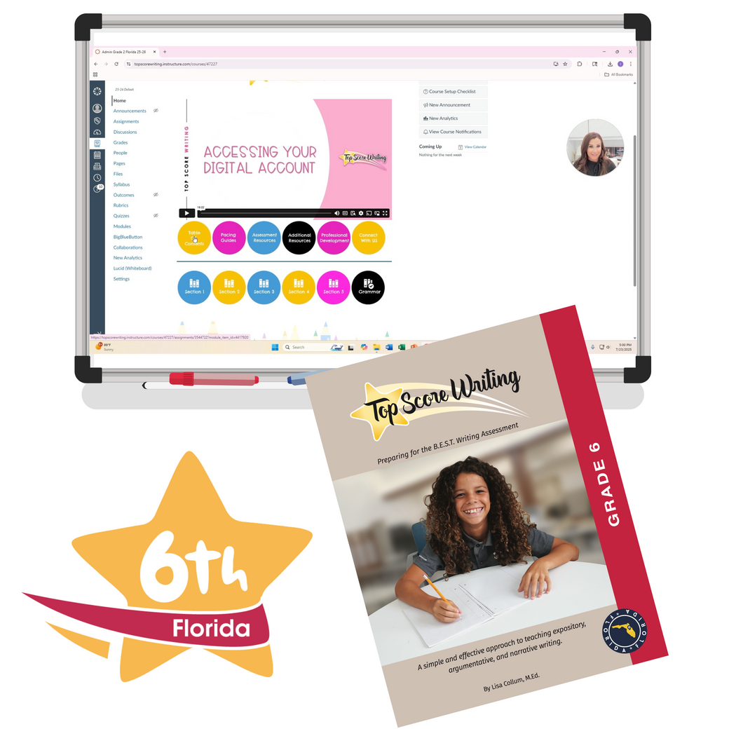 6th Grade Florida Edition Teacher Print & Digital Combo Curriculum Set