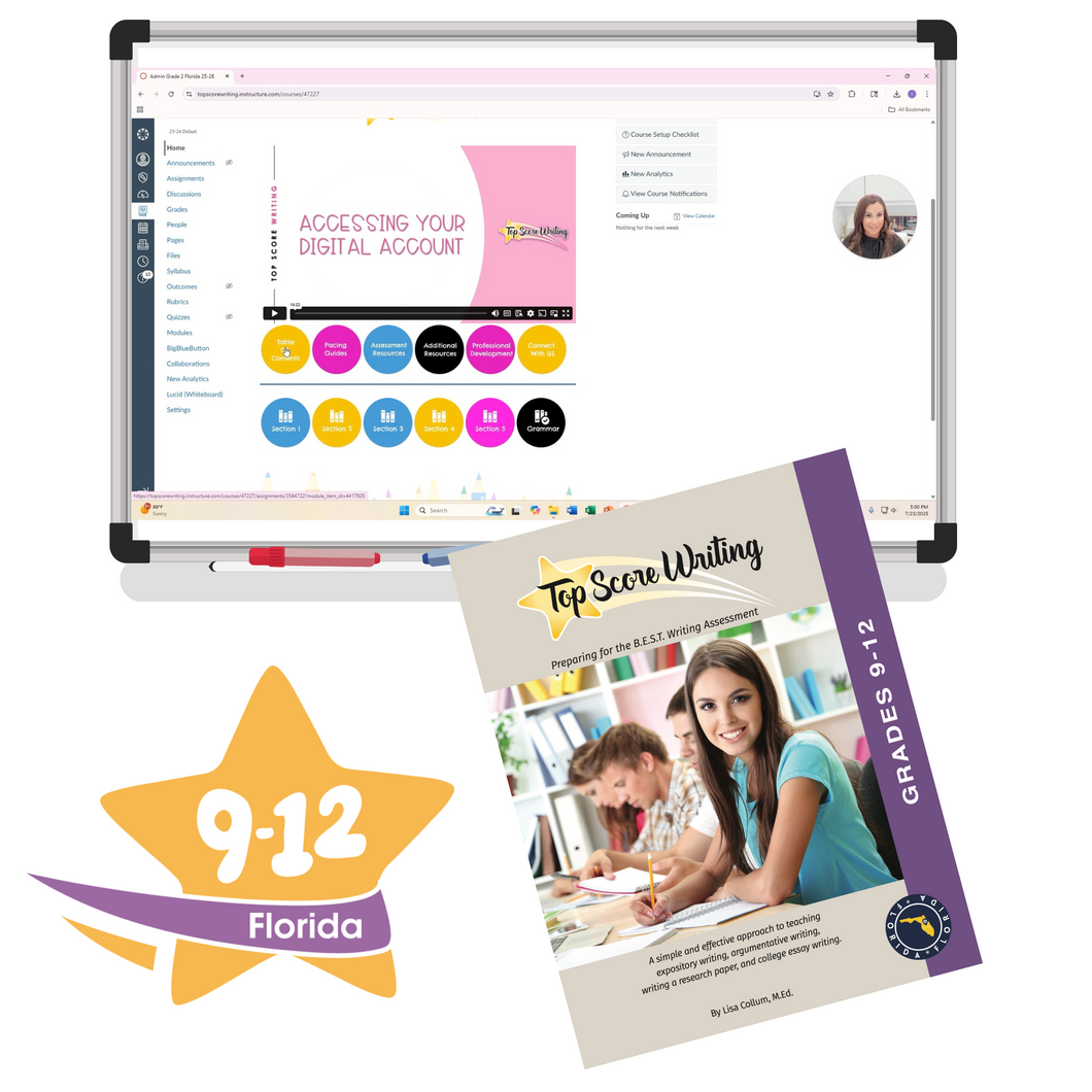 9-12th Grade Florida Edition Teacher Print & Digital Combo Curriculum Set